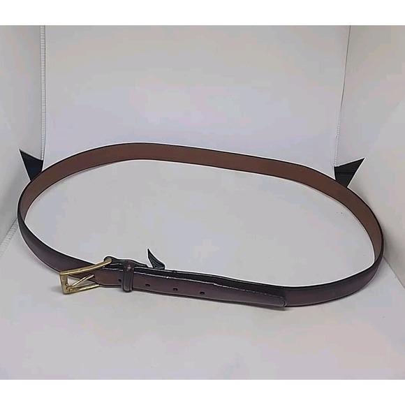 Brighton Other - Brighton Belt Size 40 Vintage Anilina Glazed Cowhide Leather Mens Made in USA